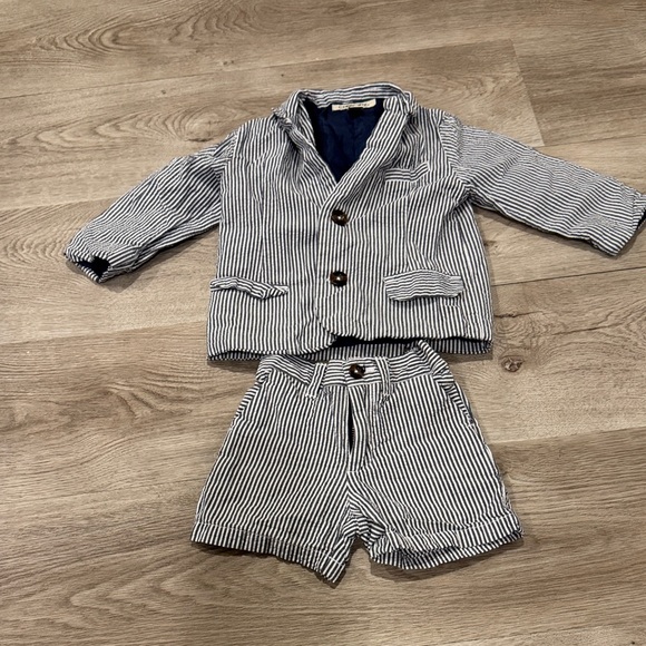 Cherokee Other - Striped Blazer and Shorts Set